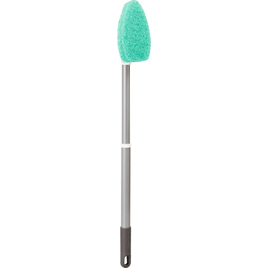 Scotch-Brite Bath Scrubber - 24" Handle Length - Plastic Handle - 4 / Carton