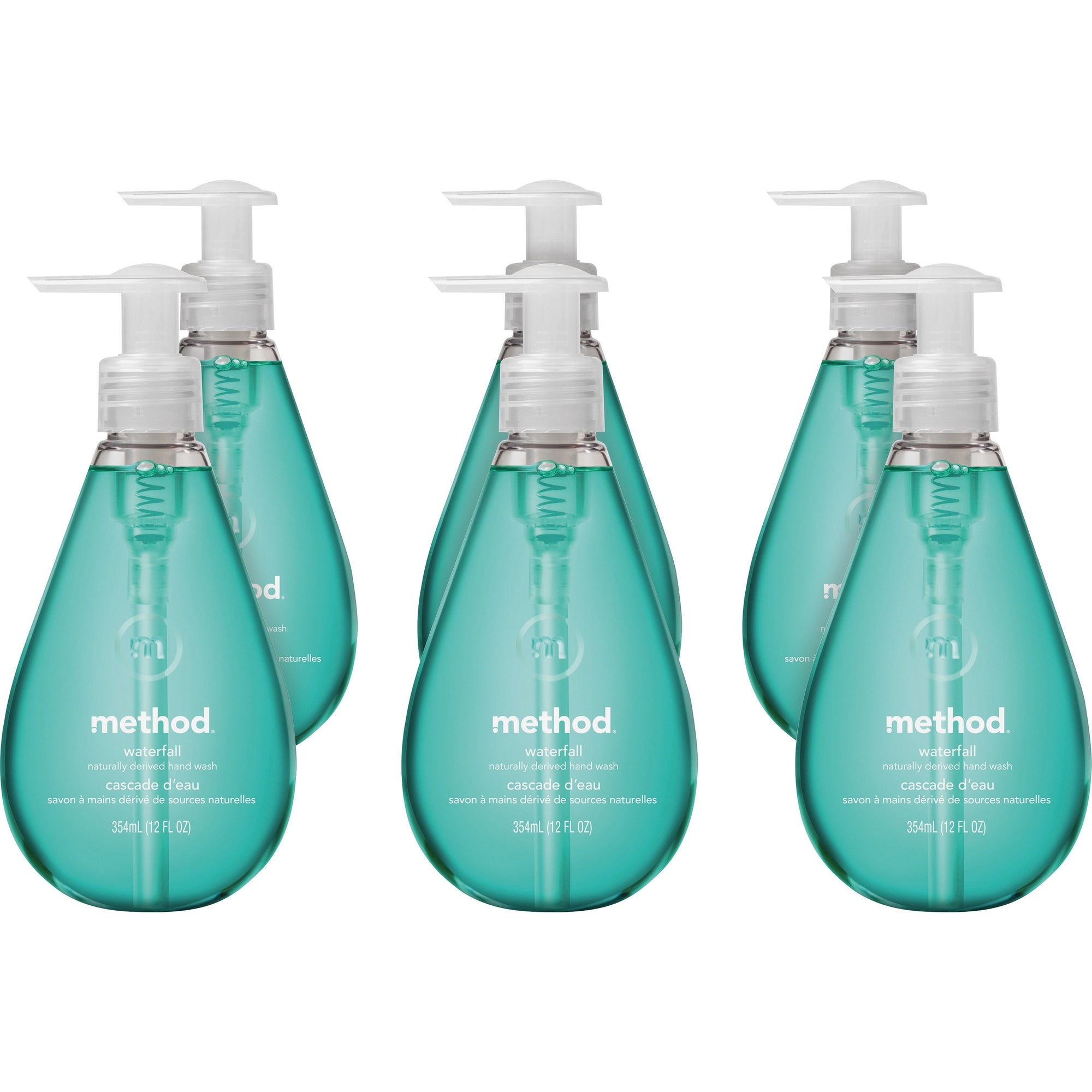 method-gel-hand-soap-waterfall-scentfor-12-fl-oz-3549-ml-pump-bottle-dispenser-hand-aqua-paraben-free-phthalate-free-triclosan-free-6-carton_mth00379ct - 1