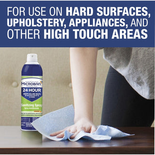 24-Hour Disinfectant Sanitizing Spray, Citrus, 15 oz Aerosol Spray, 6/Carton