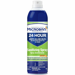 24-Hour Disinfectant Sanitizing Spray, Citrus, 15 oz Aerosol Spray, 6/Carton