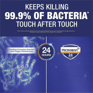 Microban Professional Sanitizing Spray - 15 fl oz (0.5 quart) - Citrus Scent - 6 / Carton - Antimicrobial, Disinfectant - Clear