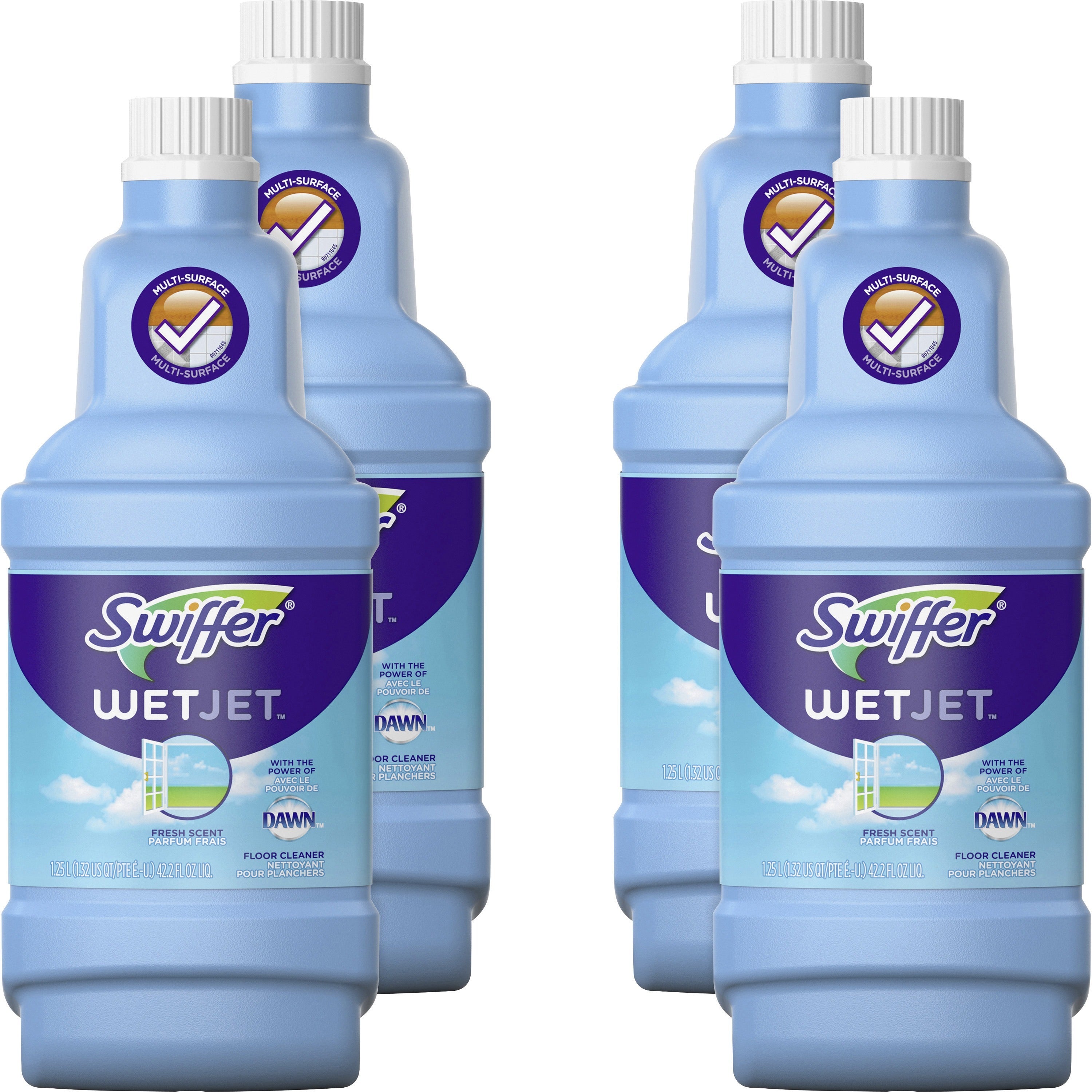 swiffer-wetjet-floor-cleaner-422-fl-oz-13-quart-open-window-fresh-scent-4-carton-quick-drying-haze-free-streak-free-clear_pgc77810ct - 1