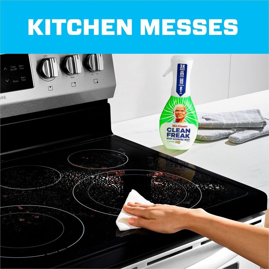Mr. Clean Deep Cleaning Mist - 16 fl oz (0.5 quart) - Gain Scent - 6 / Carton - Easy to Use, Disinfectant, Deodorize - Multi