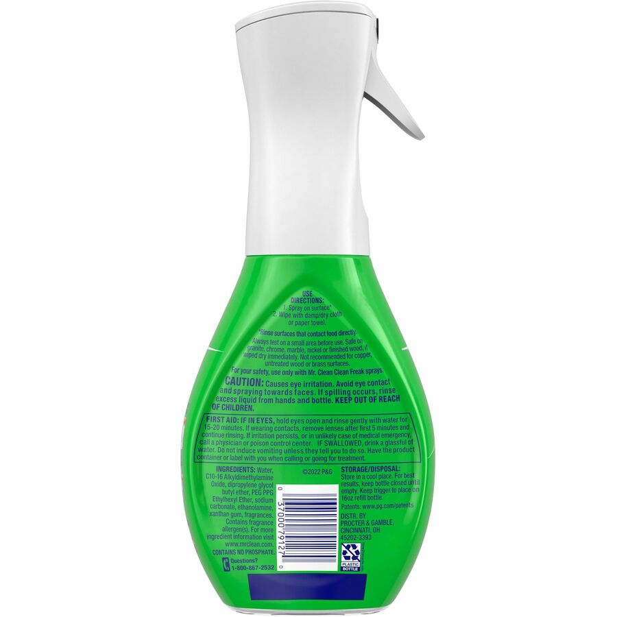 Mr. Clean Deep Cleaning Mist - 16 fl oz (0.5 quart) - Gain Scent - 6 / Carton - Easy to Use, Disinfectant, Deodorize - Multi
