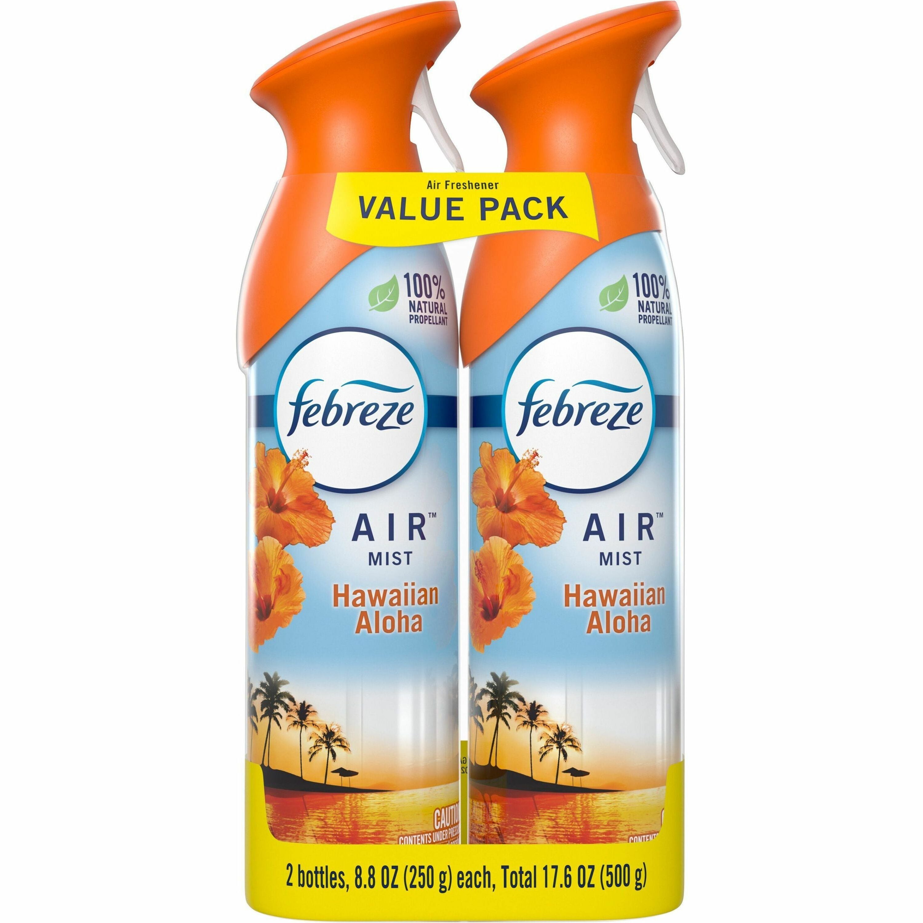 febreze-hawaiian-air-spray-pack-liquid-88-fl-oz-03-quart-hawaiian-aloha-12-carton-odor-neutralizer-voc-free_pgc97794ct - 1