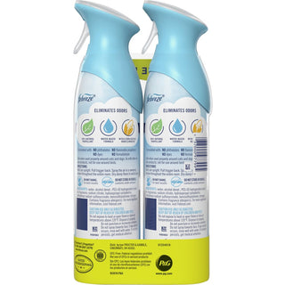 Febreze Linen/Sky Air Spray Pack - Liquid - 8.8 fl oz (0.3 quart) - Linen & Sky - 12 / Carton - Odor Neutralizer, VOC-free