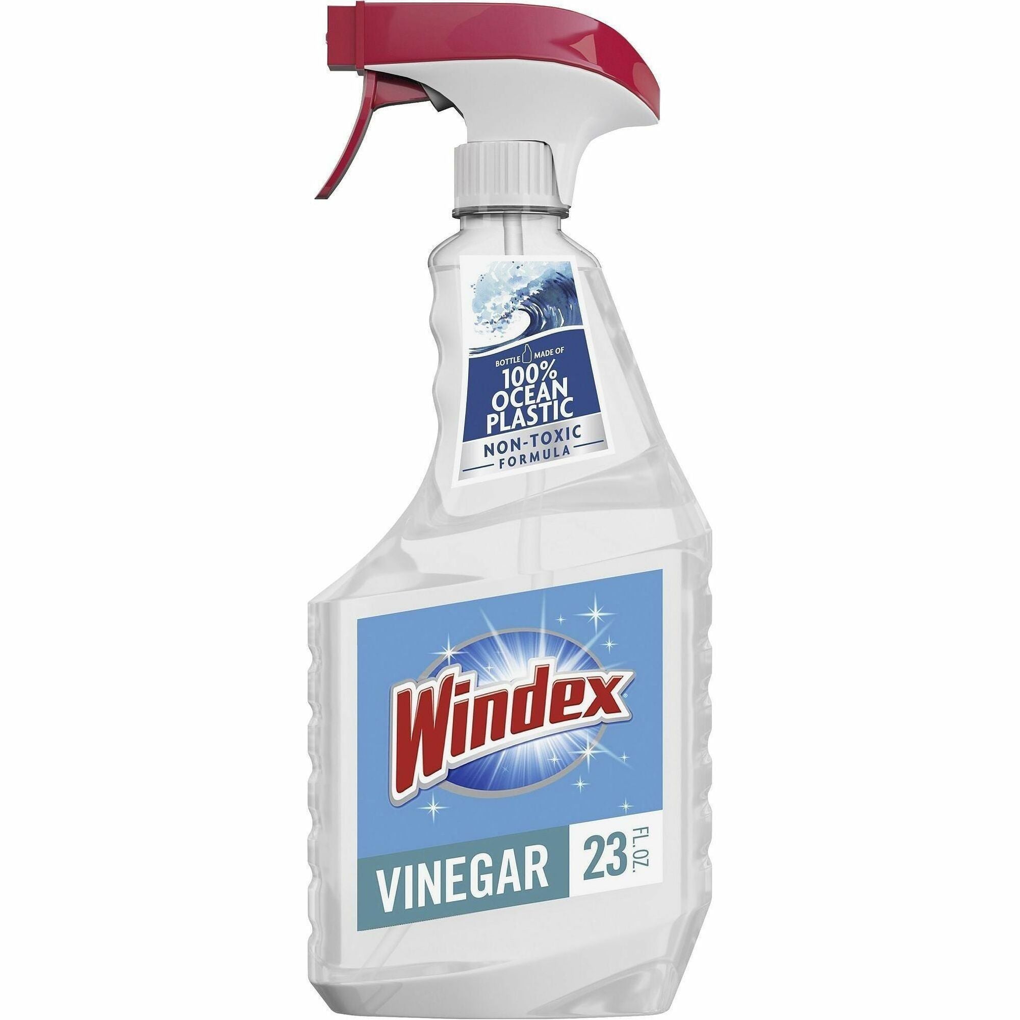 Windex Vinegar MultiSurface Spray - 23 fl oz (0.7 quart) - Clean & Fresh Scent - 8 / Carton - Ammonia-free, Streak-free, Versatile - Clear