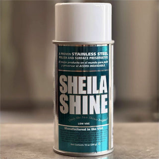Sheila Shine Stainless Steel Polish - 10 fl oz (0.3 quart) - 12 / Carton - White