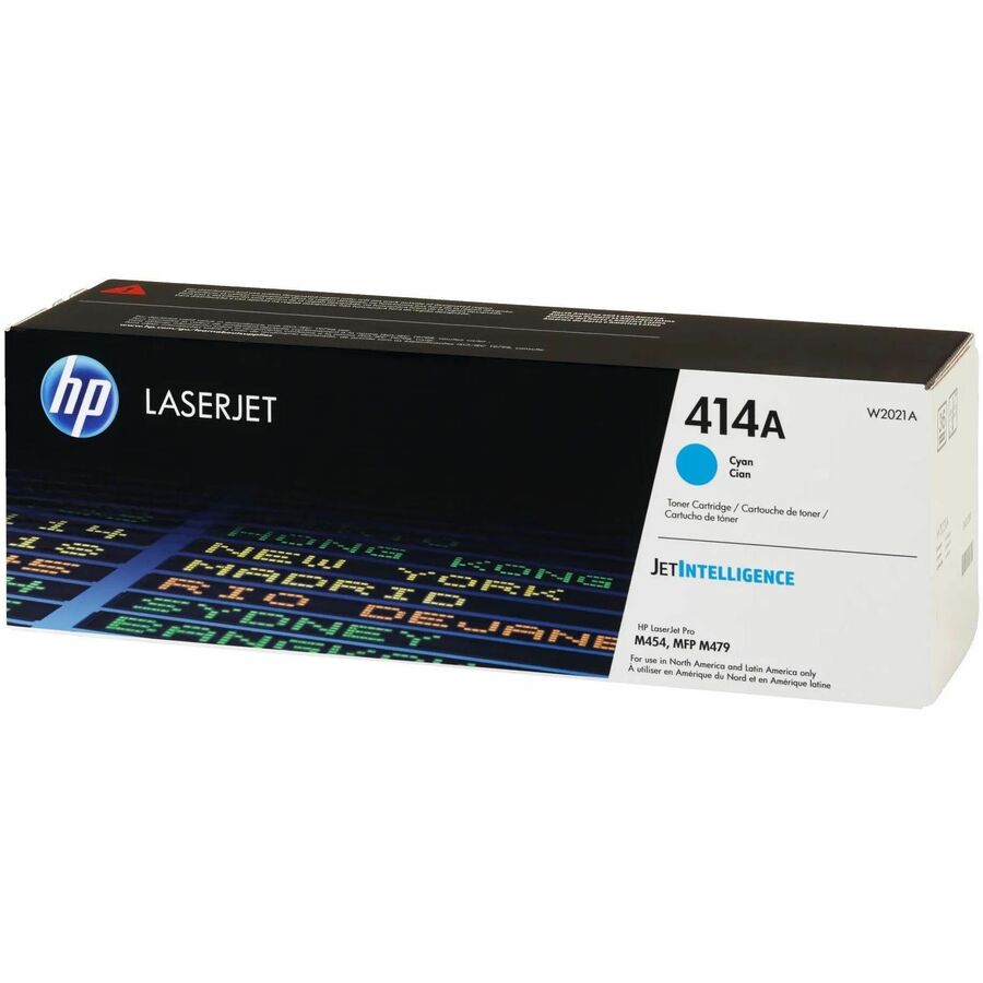 HP 414A, (W2021A) Cyan Original LaserJet Toner Cartridge