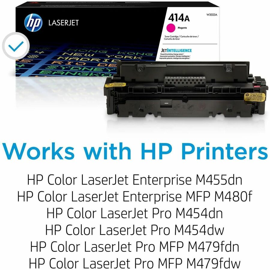 HP 414A, (W2023A) Magenta Original LaserJet Toner Cartridge