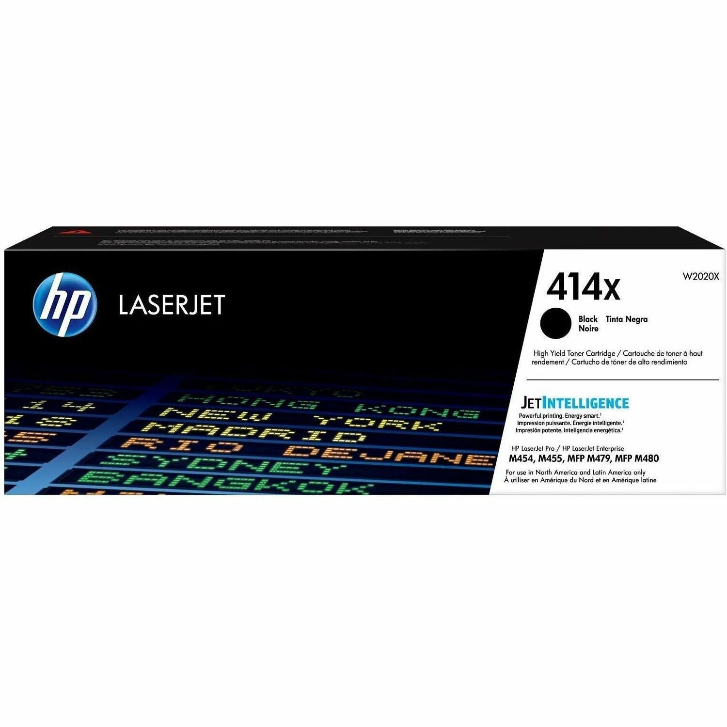 HP 414X, (W2020X) High-Yield Black Original LaserJet Toner Cartridge