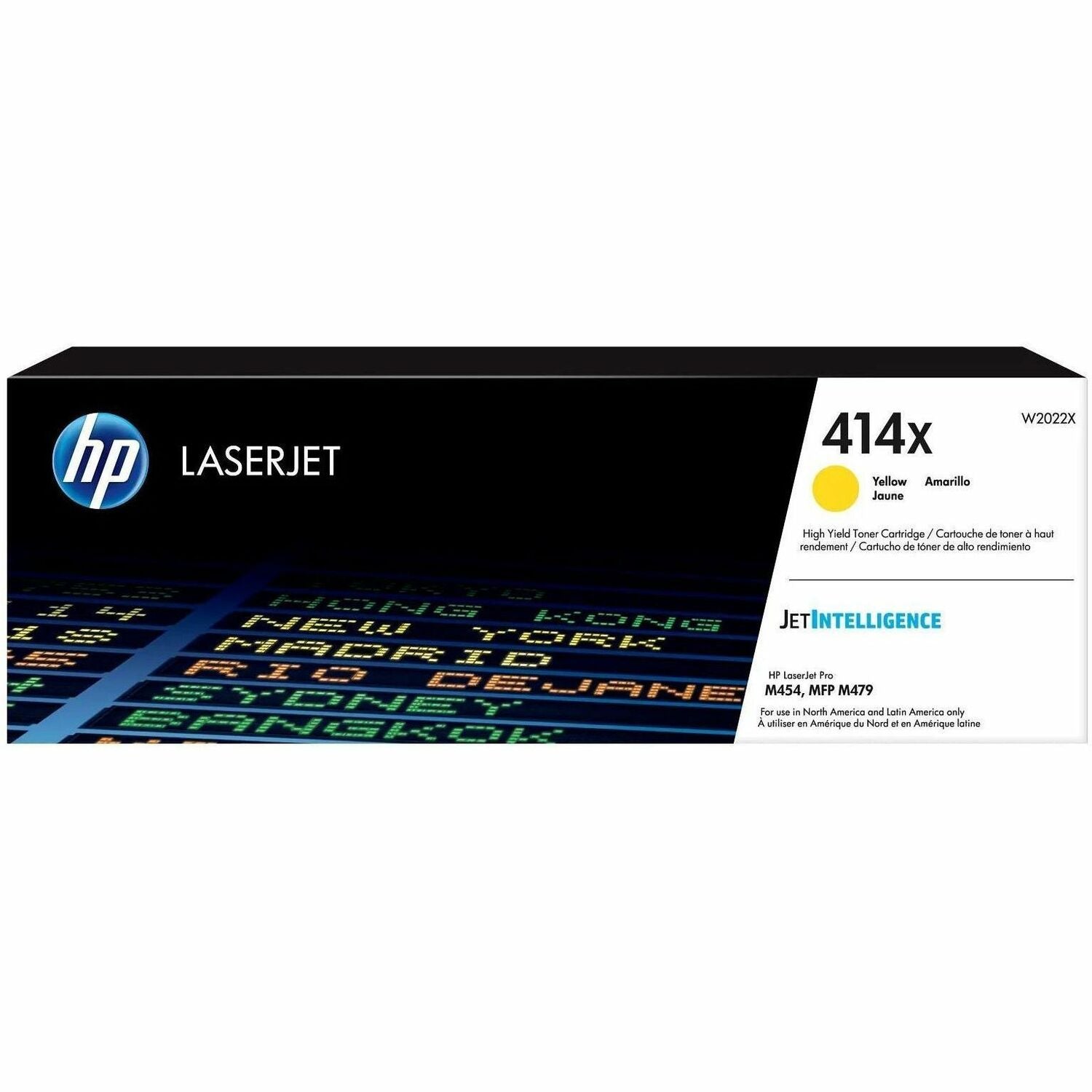 HP 414X, (W2022X) High-Yield Yellow Original LaserJet Toner Cartridge