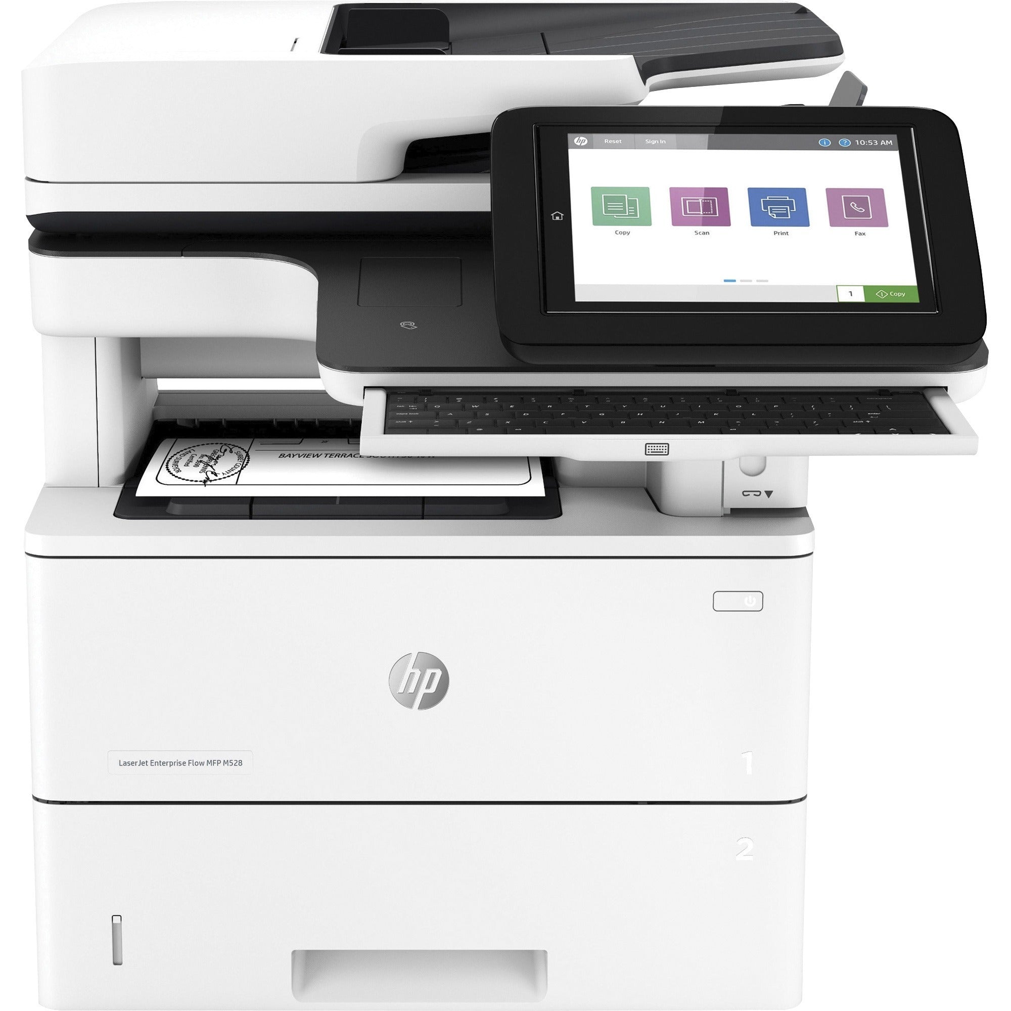 LaserJet Enterprise MFP M528f Multifunction Laser Printer, Copy/Fax/Print/Scan