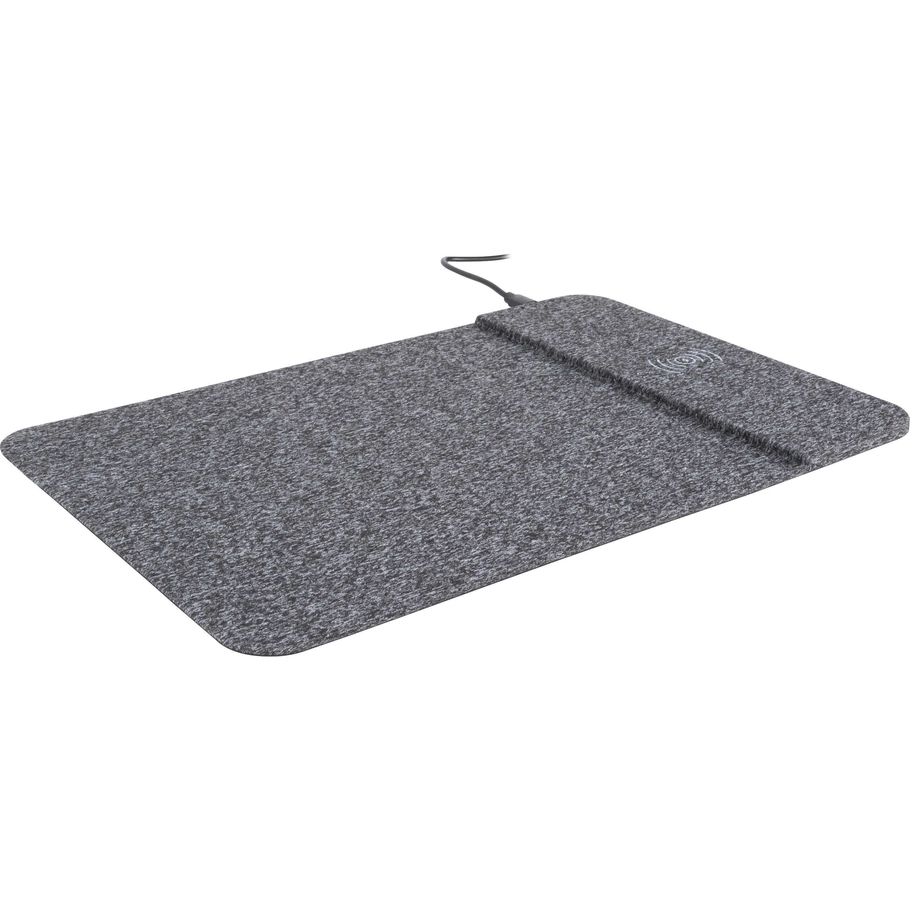 Powertrack Wireless Charging Mouse Pad, 13 x 8.75, Gray