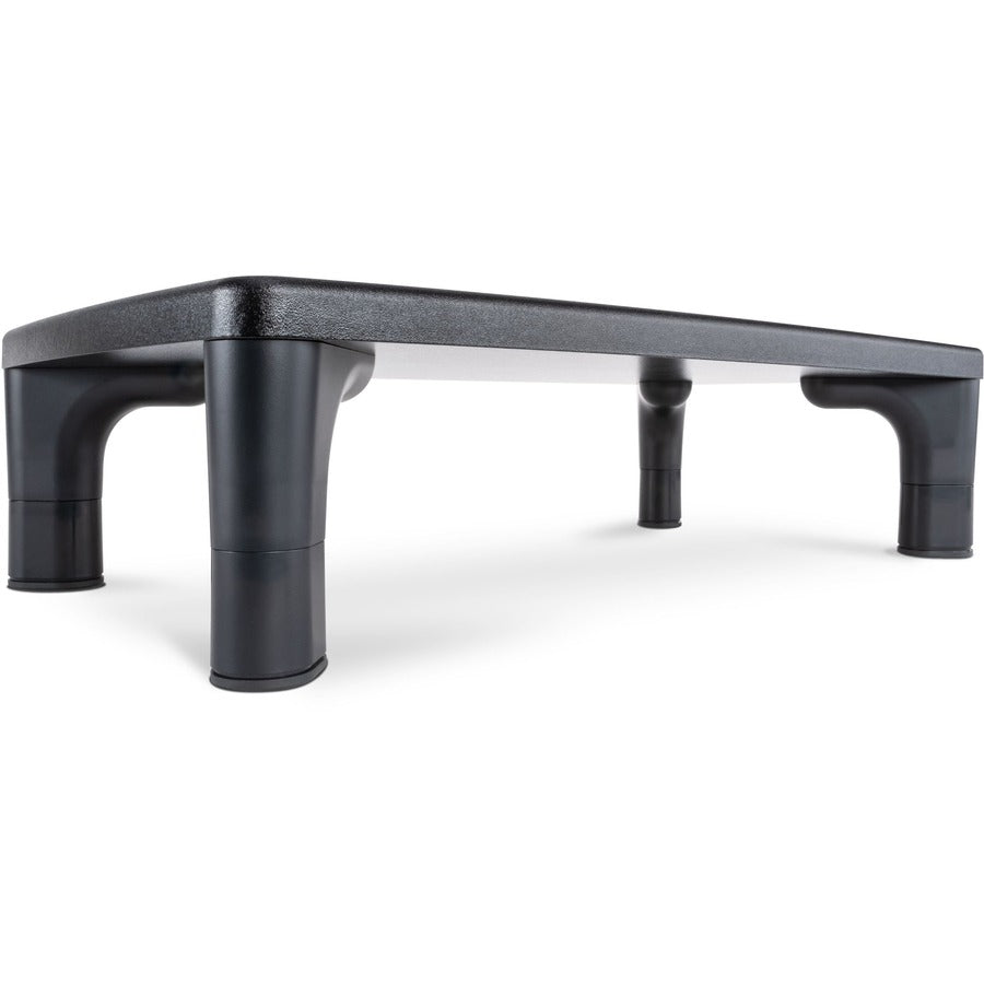 Allsop Hi-Lo Adjustable Height Monitor Stand - (32190) - 4" Height x 15.8" Width x 9.5" Depth - Wood Surface (MDF) - Black