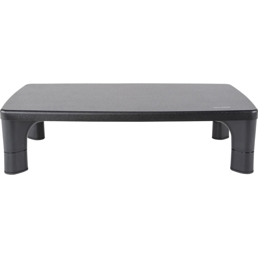 Allsop Hi-Lo Adjustable Height Monitor Stand - (32190) - 4" Height x 15.8" Width x 9.5" Depth - Wood Surface (MDF) - Black