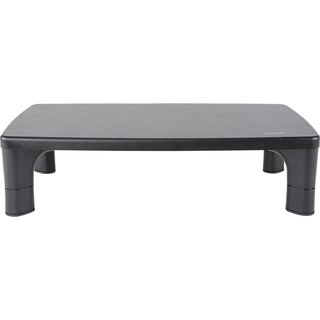Allsop Hi-Lo Adjustable Height Monitor Stand - (32190) - 4" Height x 15.8" Width x 9.5" Depth - Wood Surface (MDF) - Black