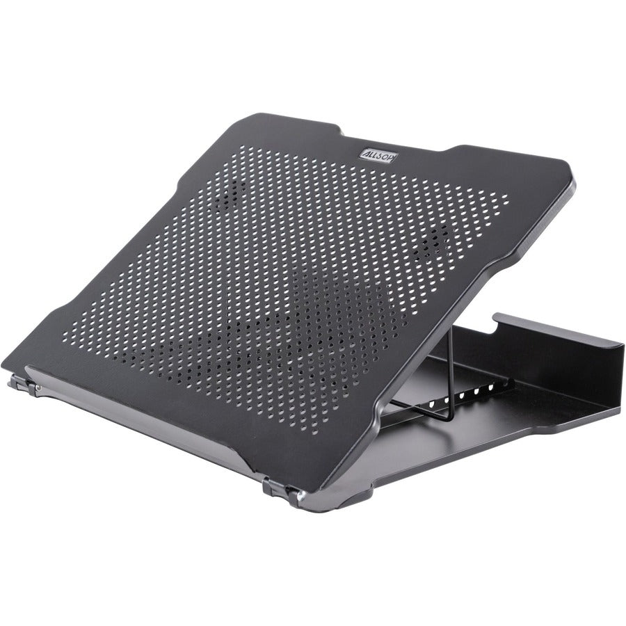 Allsop Metal Art Adjustable Laptop Stand with 7 positions - (32147) - 2.3" Height x 13" Width x 11" Depth - Metal - Black, Pearl