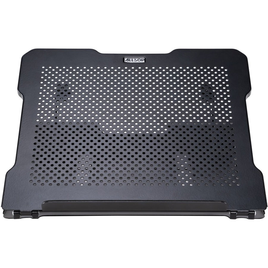 Allsop Metal Art Adjustable Laptop Stand with 7 positions - (32147) - 2.3" Height x 13" Width x 11" Depth - Metal - Black, Pearl
