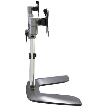 startechcom-dual-monitor-stand-ergonomic-desktop-monitor-stand-for-up-to-32176lb-8kg-vesa-displays-free-standing-adjustable-silver-vesa-75x75-100x100mm-heavy-duty-dual-monitor-stand-up-to-32in-176lb-display-per-arm-horizontal-articul_stcarmdualss - 5