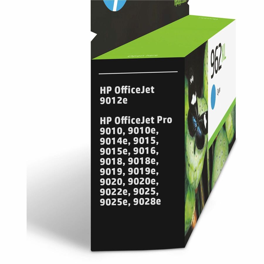 HP 962XL (3JA00AN) Original High Yield Inkjet Ink Cartridge - Cyan - 1 Each - 1600 Pages