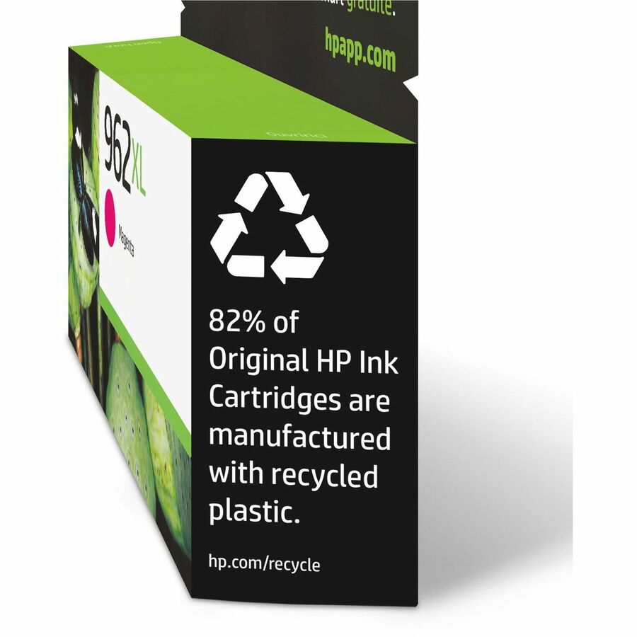 HP 962XL (3JA01AN) Original High Yield Inkjet Ink Cartridge - Magenta - 1 Each - 1600 Pages