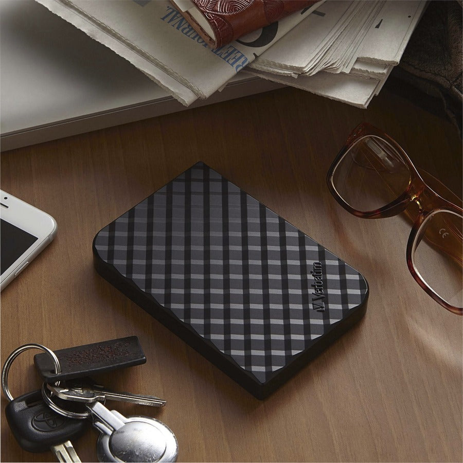 Store N Go USB 3.0 Portable Hard Drive, 4 TB, 5,400 rpm, Diamond Black