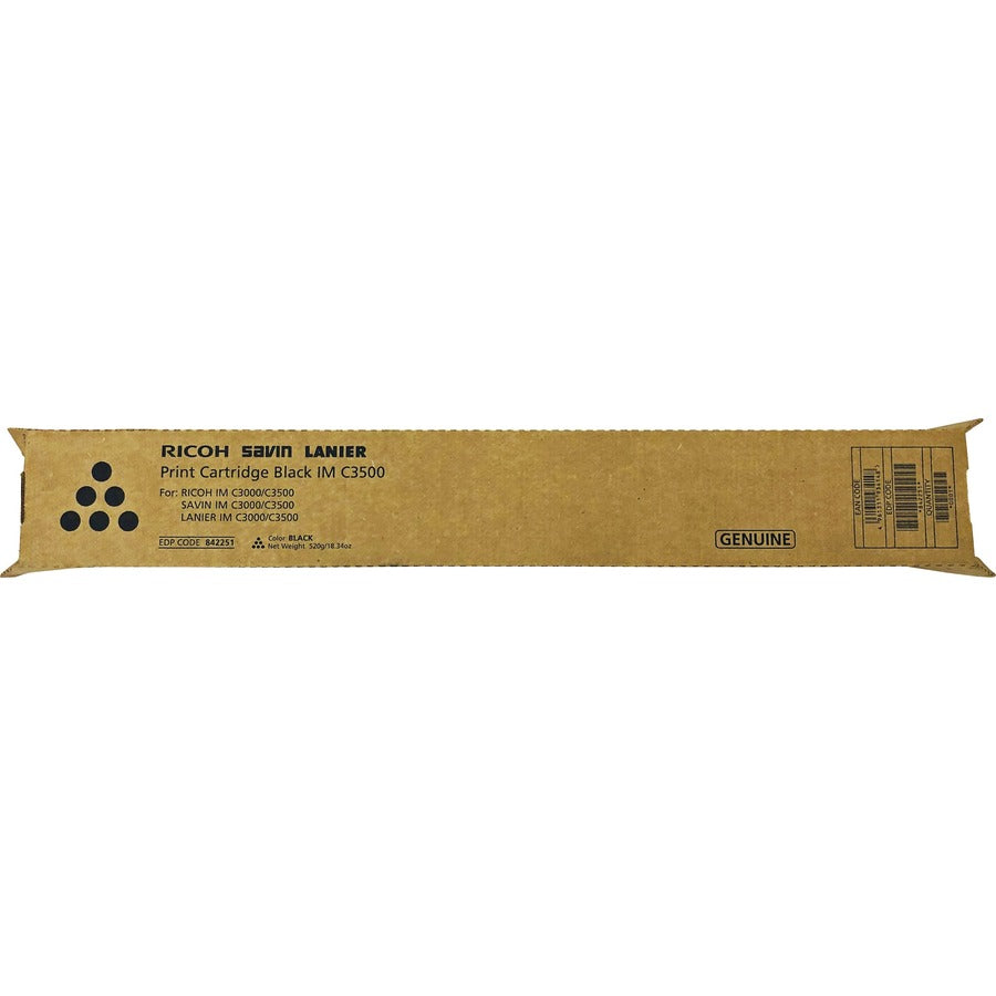 Ricoh Original Laser Toner Cartridge - Black - 1 Each - 31000 Pages