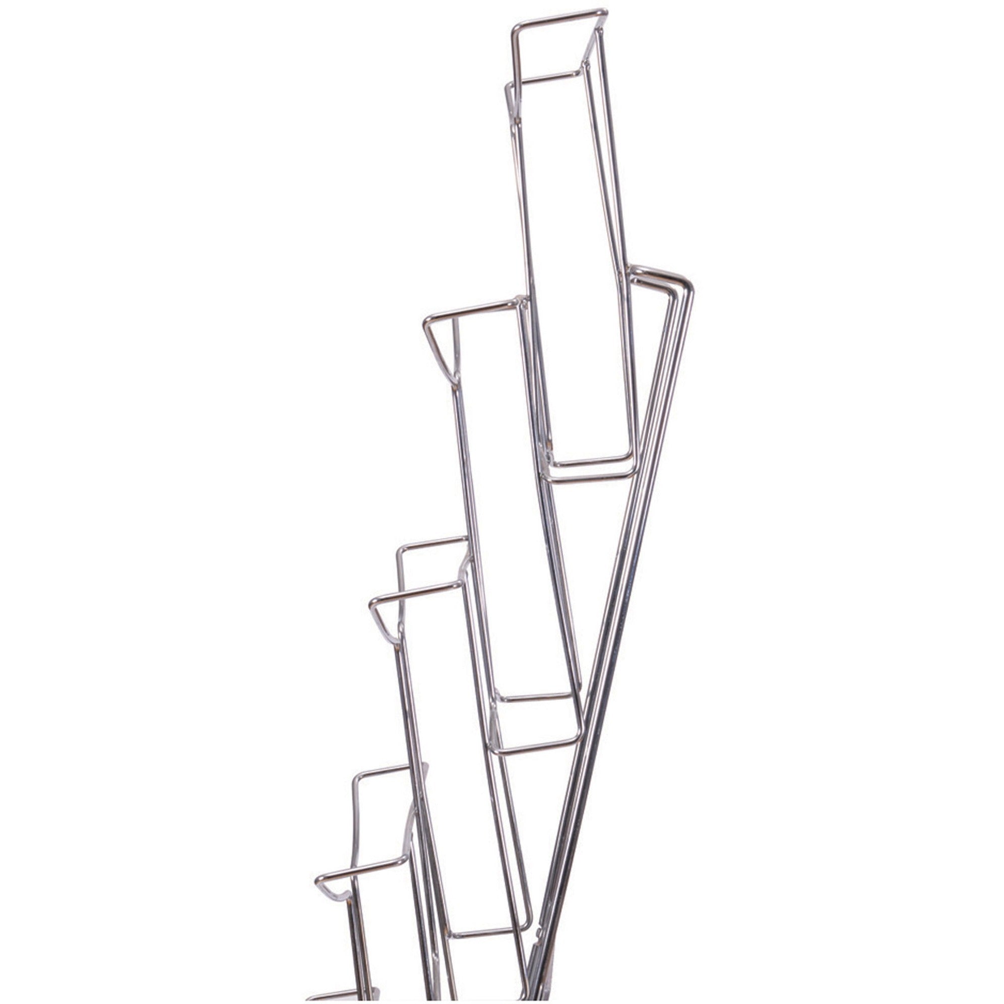 Alba Display Rack - 400 x Sheet, 7 x Document - 7 Compartment(s) - 59.1" Height%Floor - Metal - 1 Each - 2