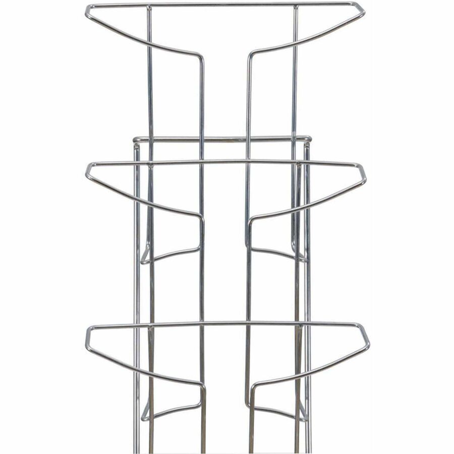 Alba Display Rack - 400 x Sheet, 7 x Document - 7 Compartment(s) - 59.1" Height%Floor - Metal - 1 Each