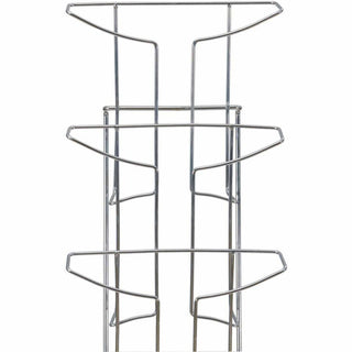 Alba Display Rack - 400 x Sheet, 7 x Document - 7 Compartment(s) - 59.1" Height%Floor - Metal - 1 Each