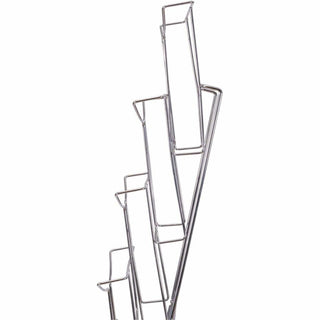 Alba Display Rack - 400 x Sheet, 7 x Document - 7 Compartment(s) - 59.1" Height%Floor - Metal - 1 Each
