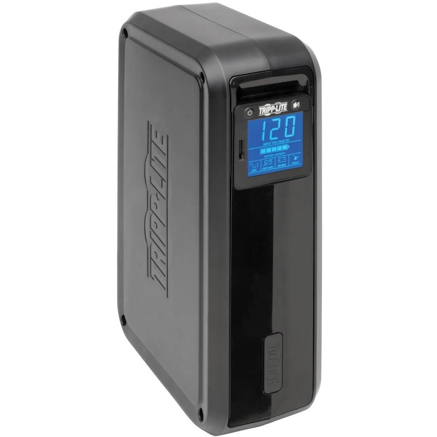 SmartPro LCD Line-Interactive UPS AVR Tower, 8 Outlets, 1,000 VA, 1,038 J