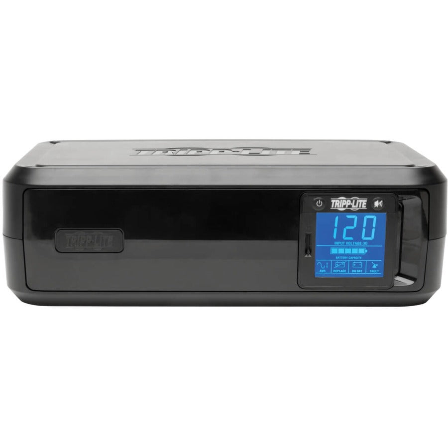 SmartPro LCD Line-Interactive UPS AVR Tower, 8 Outlets, 1,000 VA, 1,038 J