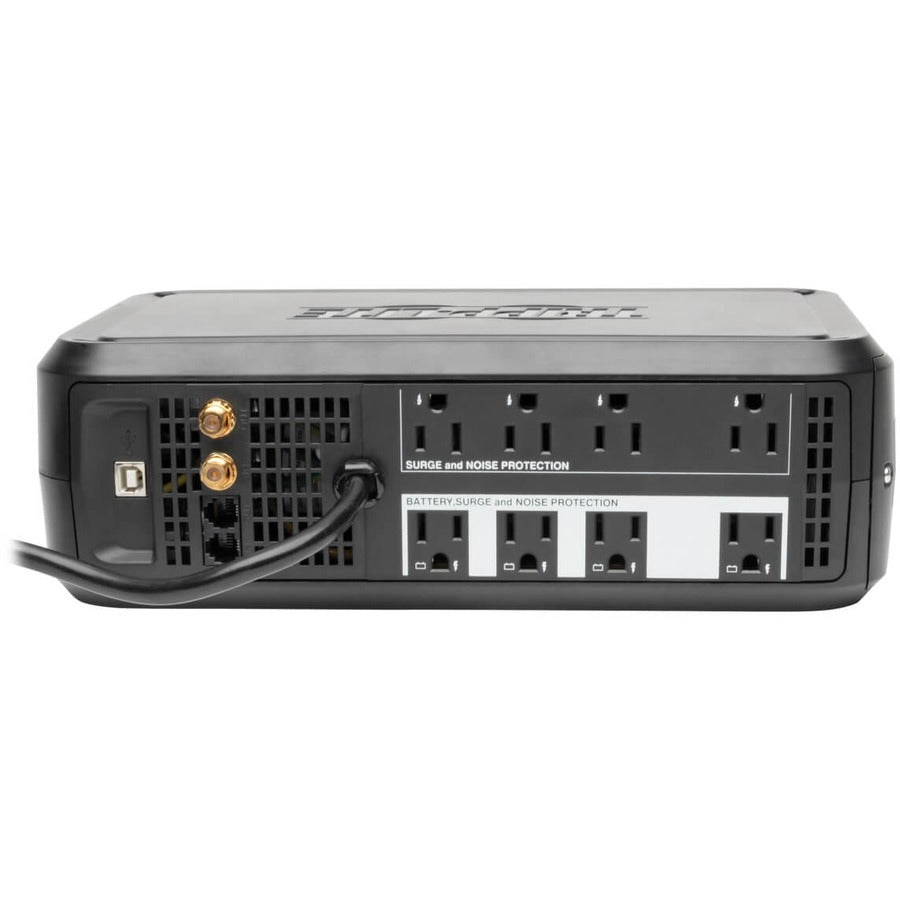 SmartPro LCD Line-Interactive UPS AVR Tower, 8 Outlets, 1,000 VA, 1,038 J