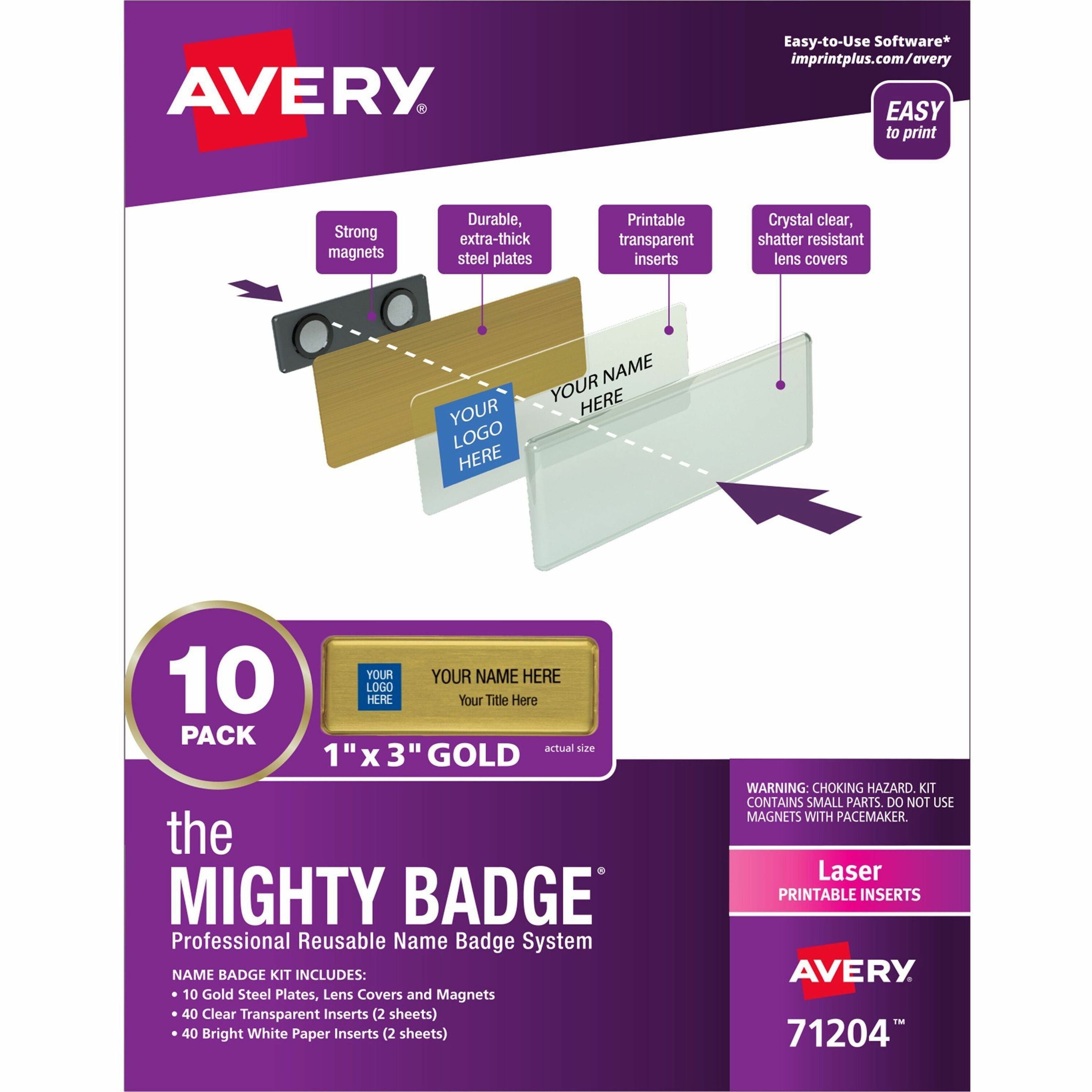 the-mighty-badge-mighty-badge-professional-reusable-name-badge-system-gold_ave71204 - 1
