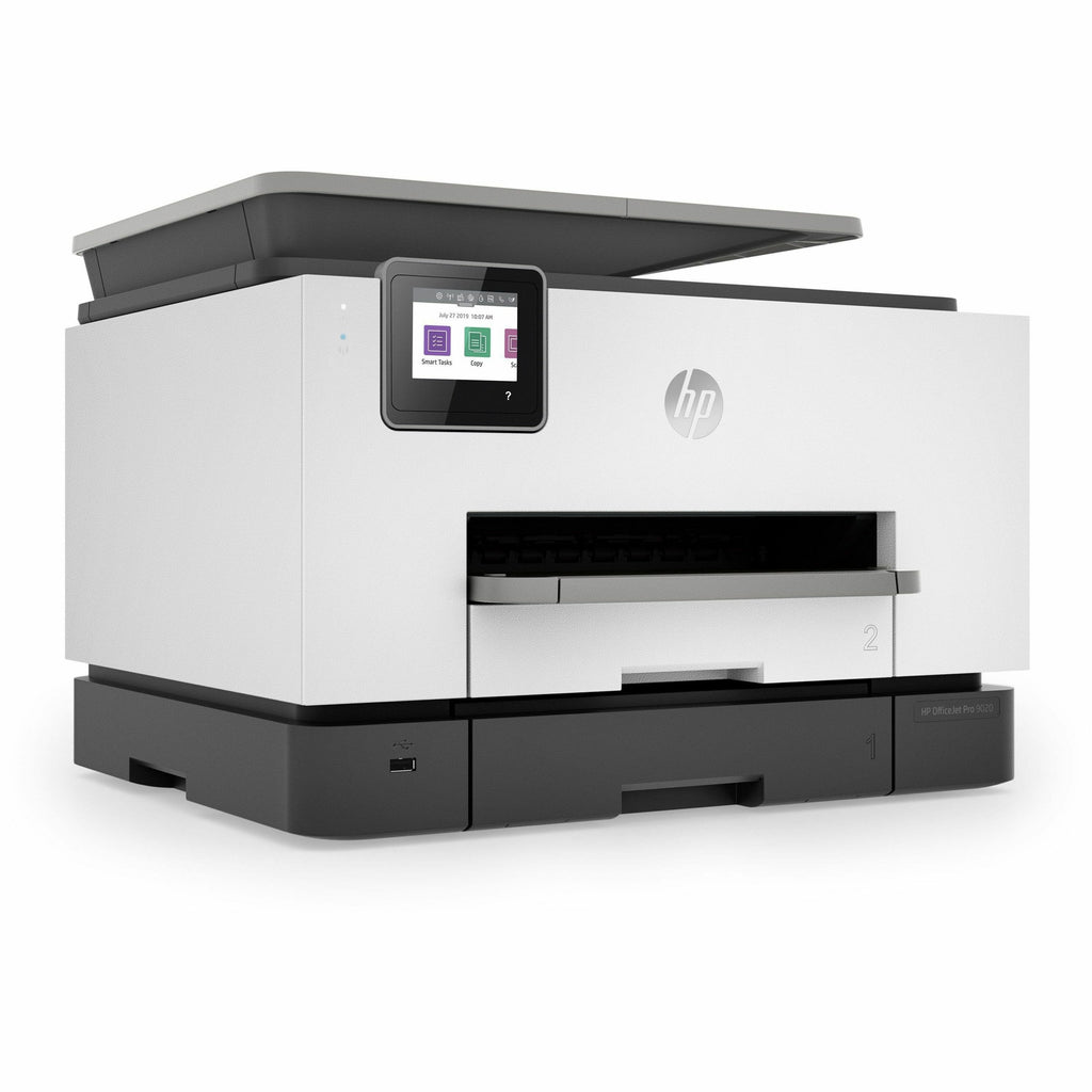 HP Officejet Pro 9020 Wireless Inkjet Multifunction Printer - Color - Copier/Fax/Printer/Scanner - 39 ppm Mono/39 ppm Color Print - 4800 x 1200 dpi Print - Automatic Duplex Print - Up to 30000 Pages Monthly - 500 sheets Input - Color Scanner - 1200 d - 6
