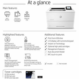 LaserJet Enterprise M507n Laser Printer
