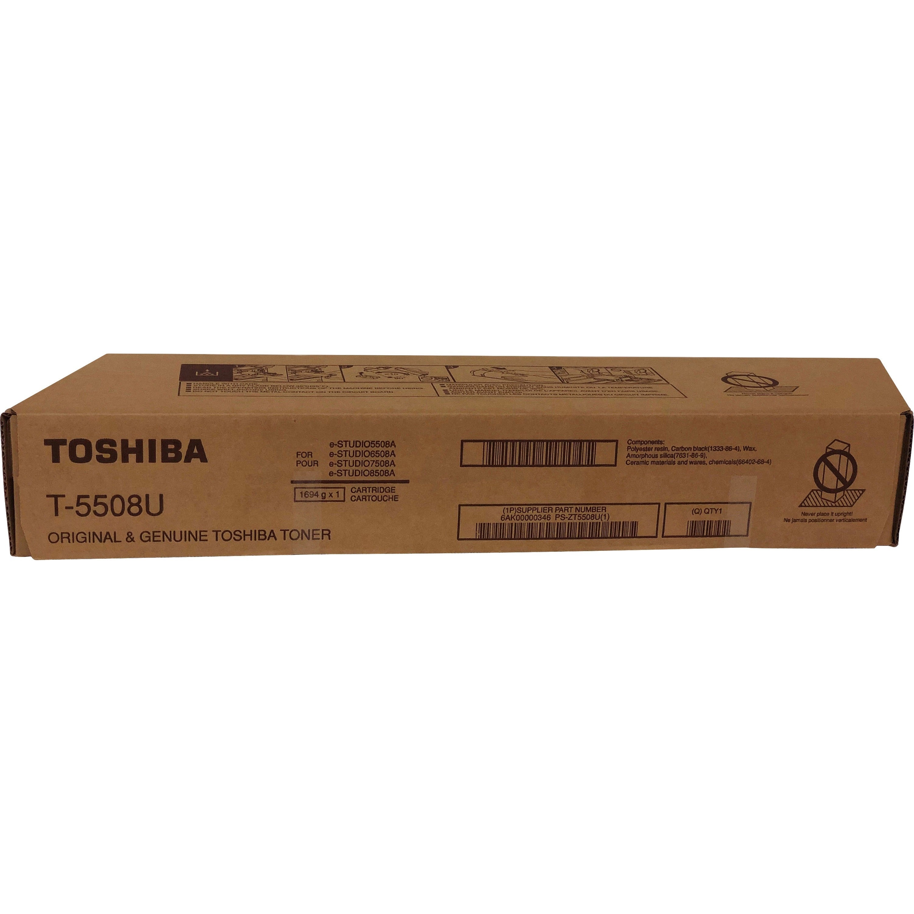 Toshiba Original Laser Toner Cartridge - Black - 1 Each - 106600 Pages