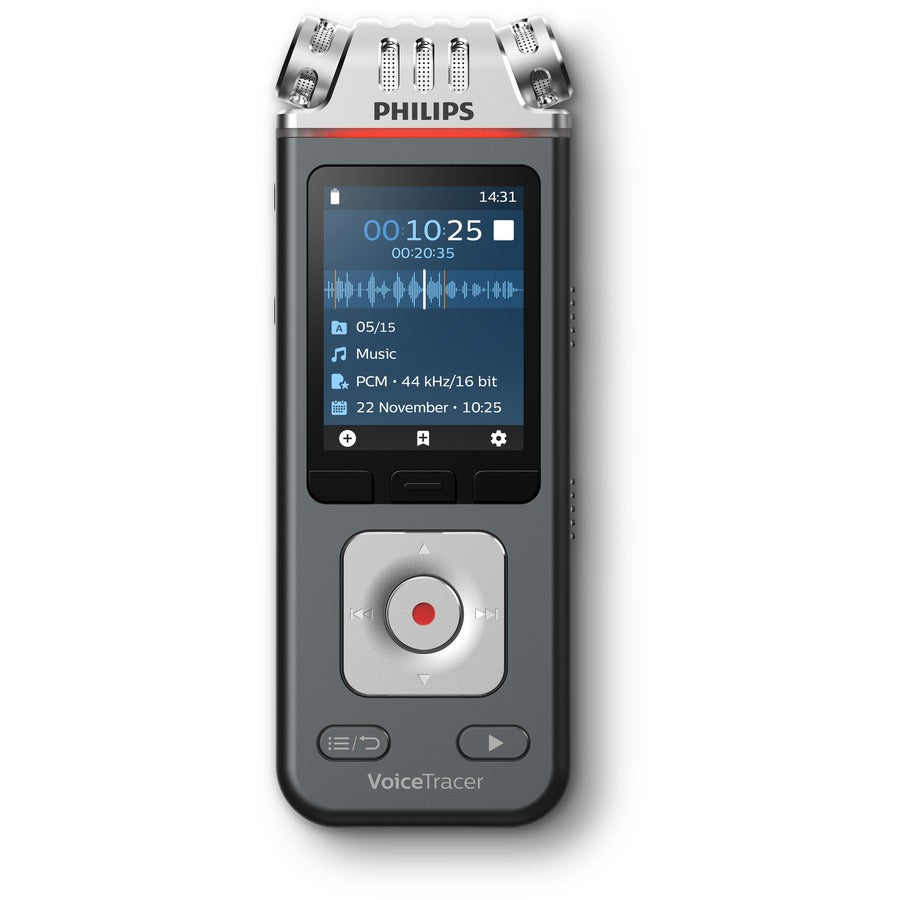 Voice Tracer DVT6110 Digital Recorder, 8 GB, Black