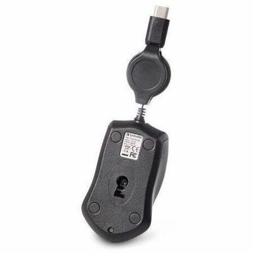 Verbatim USB-C Mini Optical Travel Mouse-Red - Optical - Cable - Red - 1 Pack - USB Type C - 3 Button(s)