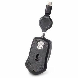 Verbatim USB-C Mini Optical Travel Mouse-Red - Optical - Cable - Red - 1 Pack - USB Type C - 3 Button(s)
