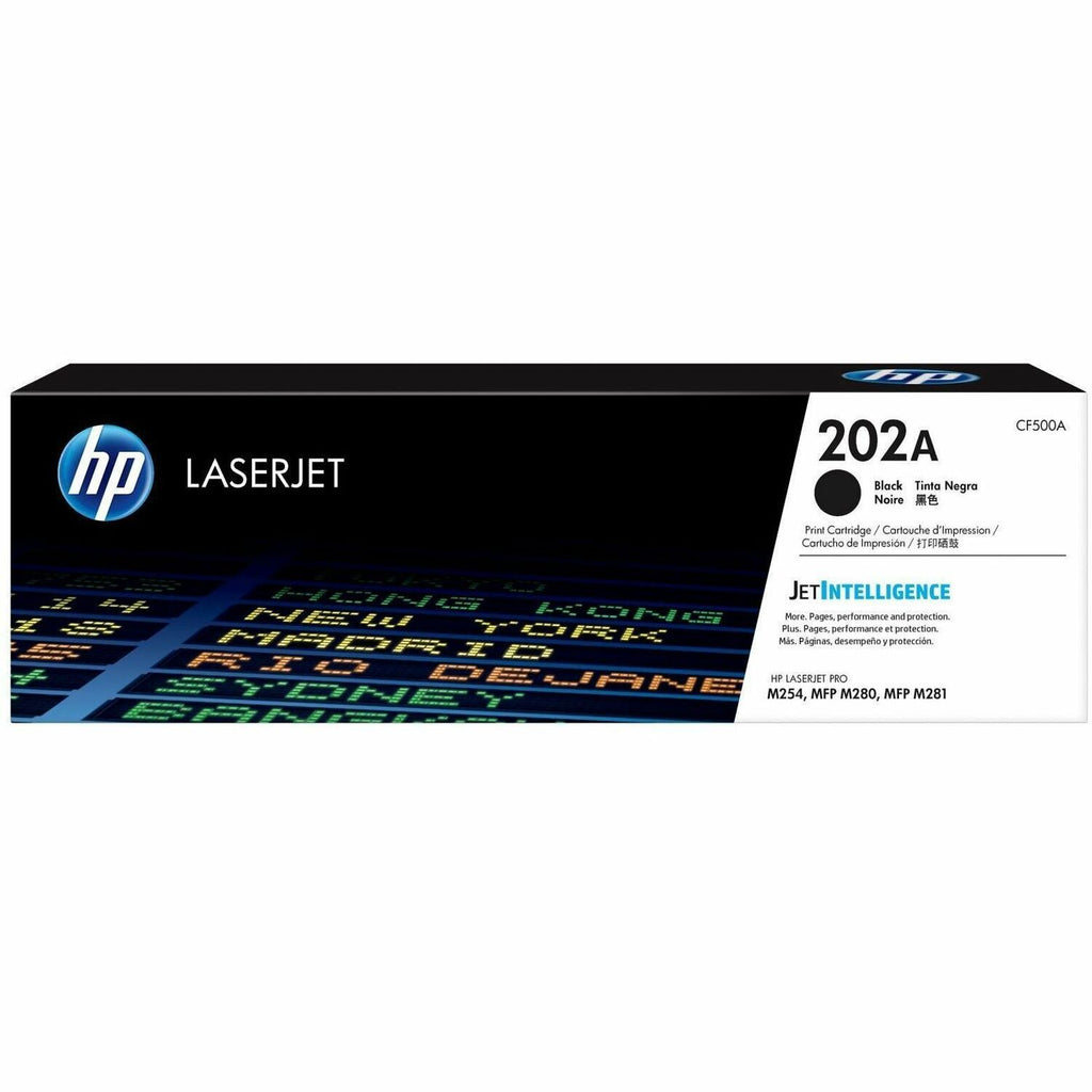 HP 202A (CF500AM) Original Laser Toner Cartridge - Cyan, Magenta, Yellow - 3 / Carton - 1300 Pages Cyan, 1300 Pages Magenta, 1300 Pages Yellow
