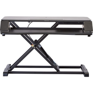 Corsivo Sit-Stand Workstation, 31.5" x 24.25" x 16", Black