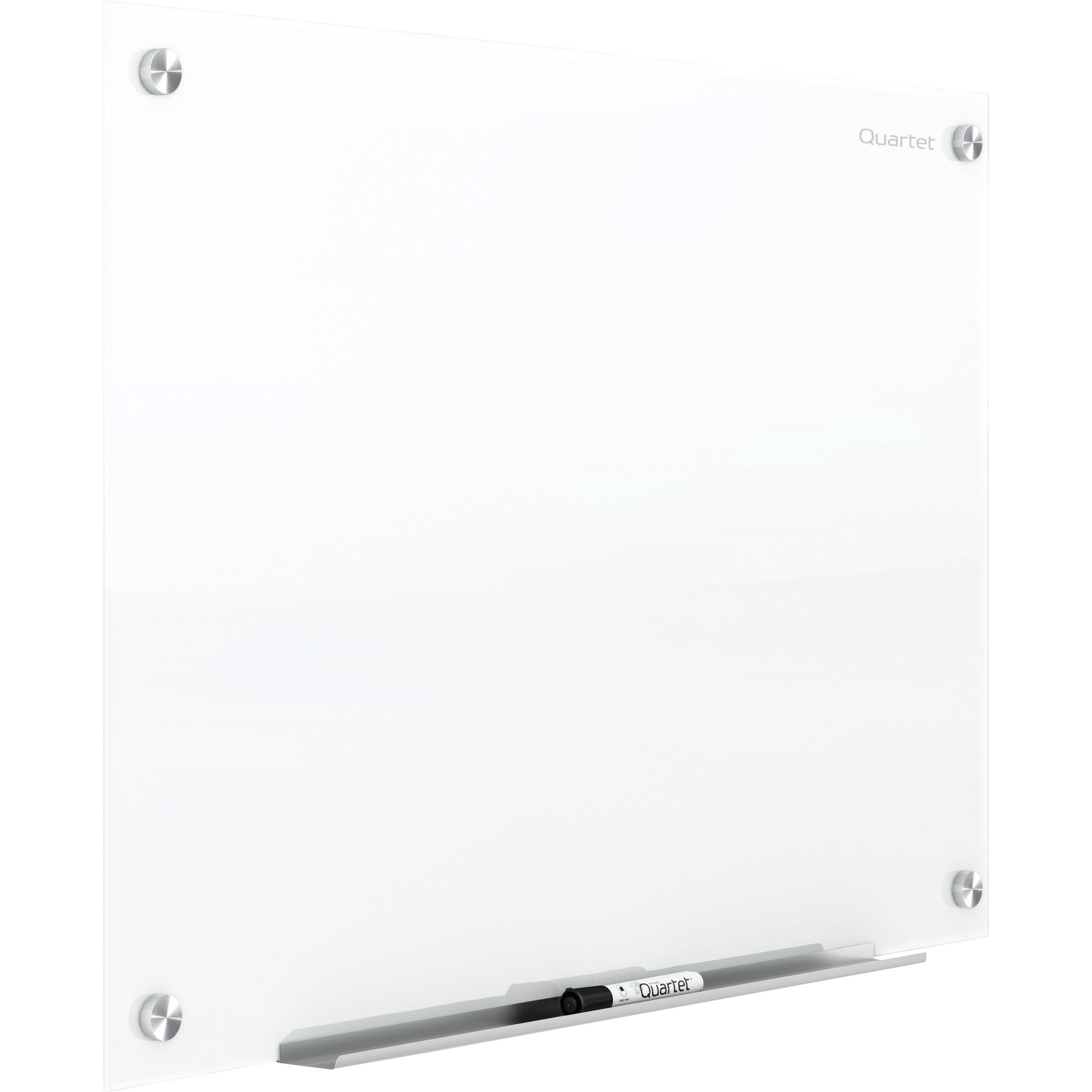 quartet-magnetic-glass-dry-erase-board-36-3-ft-width-x-24-2-ft-height-brilliance-white-tempered-glass-surface-rectangle-horizontal-vertical-magnetic-1-each_qrtg23624w - 3