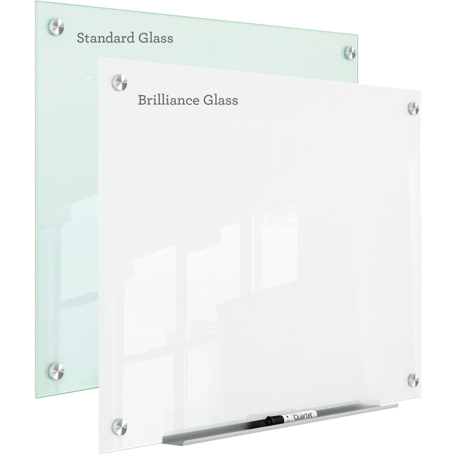 quartet-magnetic-glass-dry-erase-board-36-3-ft-width-x-24-2-ft-height-brilliance-white-tempered-glass-surface-rectangle-horizontal-vertical-magnetic-1-each_qrtg23624w - 4