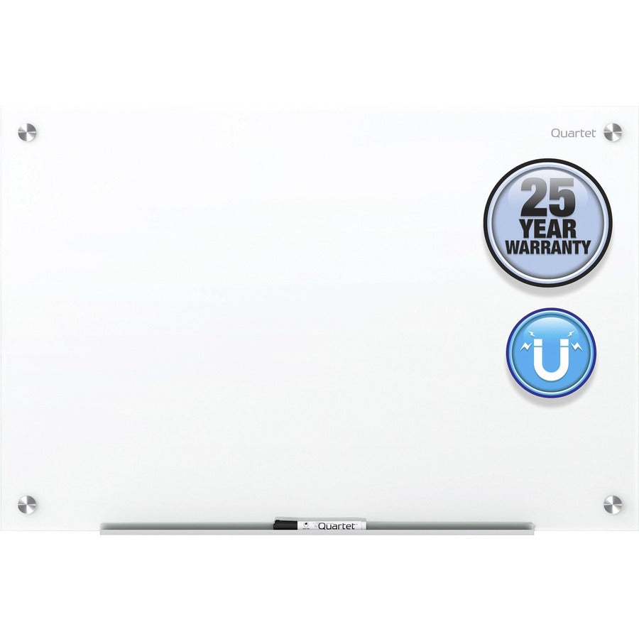 quartet-magnetic-glass-dry-erase-board-36-3-ft-width-x-24-2-ft-height-brilliance-white-tempered-glass-surface-rectangle-horizontal-vertical-magnetic-1-each_qrtg23624w - 5