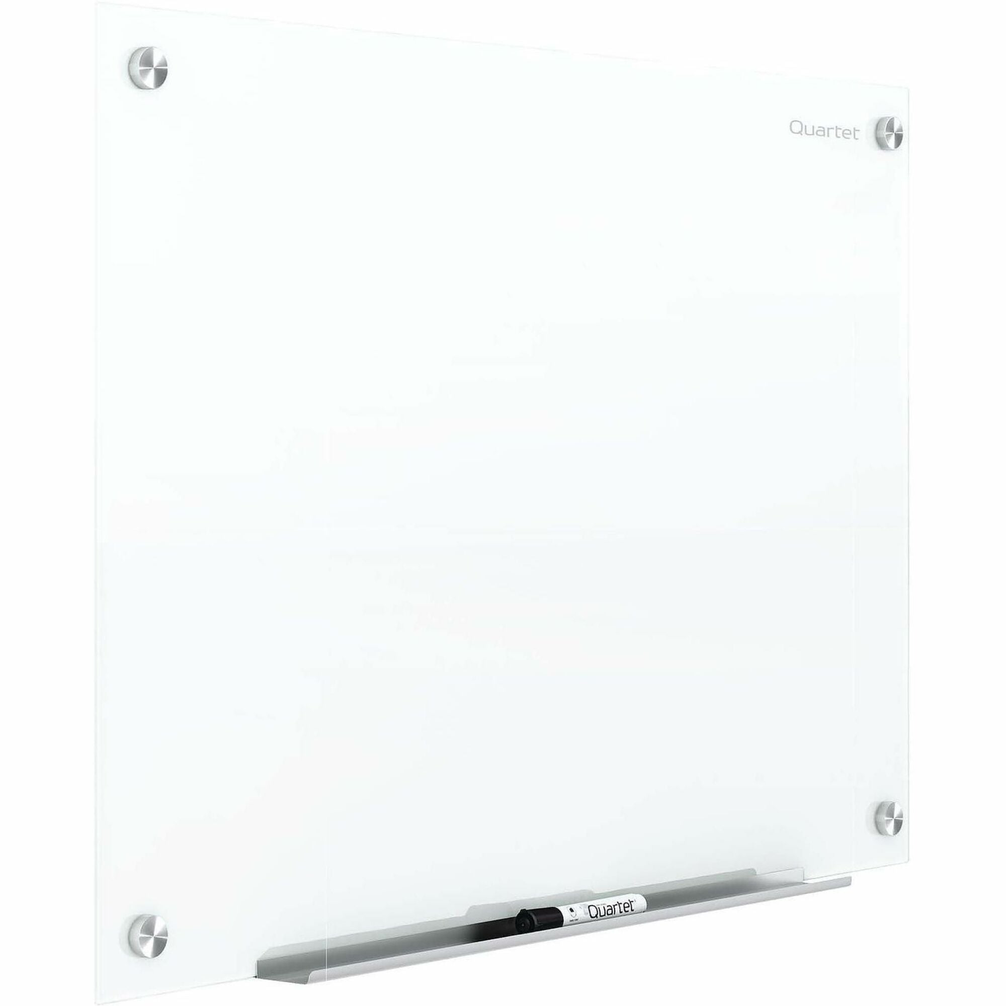 Brilliance Glass Dry-Erase Boards, 48 x 36, White Surface
