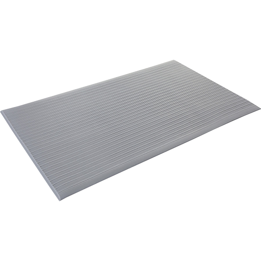 genuine-joe-air-step-mat-multipurpose-36-length-x-24-width-x-0375-thickness-rectangular-vinyl-foam-gray-1each_gjo00085 - 2