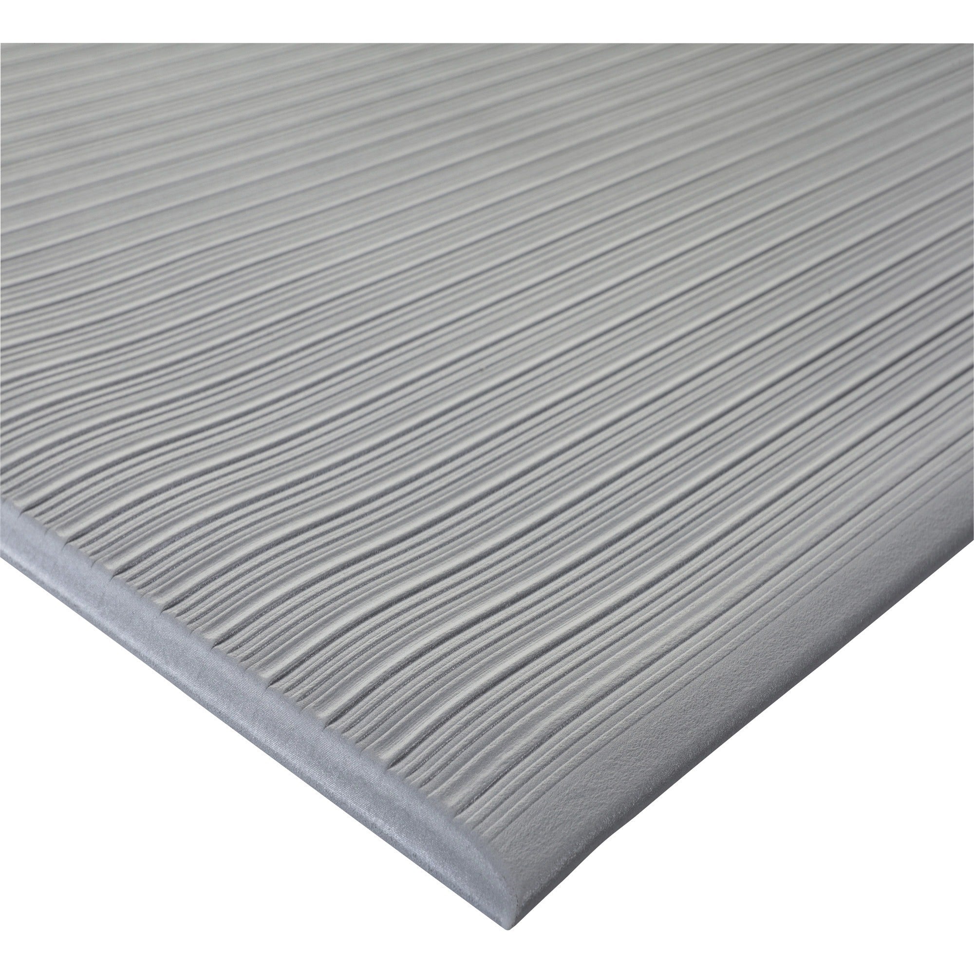 genuine-joe-air-step-mat-exercise-60-length-x-36-width-x-0375-thickness-rectangular-vinyl-foam-gray-1each_gjo00086 - 1